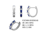 Sterling Silver Semi Mount Earrings Setting Oval OV 5x3mm Syzjewelry